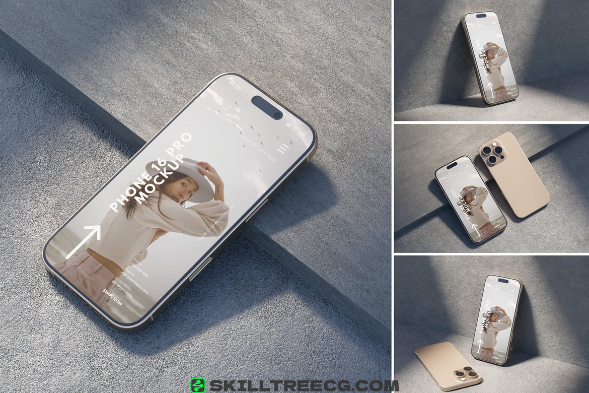 Smartphone 16 Pro Mockup（678001）-技能树